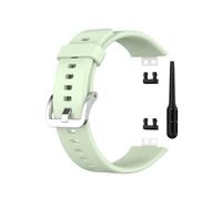 PIGLOLKINY Correa de silicona for Huawei Watch Fit (TIA-B09/B19) Banda reloj inteligente(Light Green)