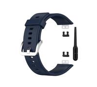 PIGLOLKINY Correa de silicona for Huawei Watch Fit (TIA-B09/B19) Banda reloj inteligente(Midnight Blue)