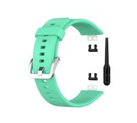 PIGLOLKINY Correa de silicona for Huawei Watch Fit (TIA-B09/B19) Banda reloj inteligente(Teal Green)