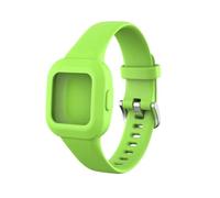 PIGLOLKINY Correa de silicona for pulsera For Garmin Fit JR3, Vivofit JR.3, correa reloj for niños(Grass Green)