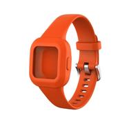 PIGLOLKINY Correa de silicona for pulsera For Garmin Fit JR3, Vivofit JR.3, correa reloj for niños(Orange)