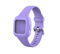 PIGLOLKINY Correa de silicona for pulsera For Garmin Fit JR3, Vivofit JR.3, correa reloj for niños(Purple)