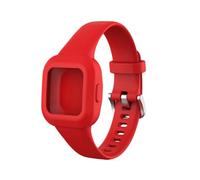PIGLOLKINY Correa de silicona for pulsera For Garmin Fit JR3, Vivofit JR.3, correa reloj for niños(Red)