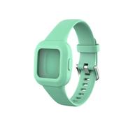 PIGLOLKINY Correa de silicona for pulsera For Garmin Fit JR3, Vivofit JR.3, correa reloj for niños(Teal)