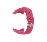PIGLOLKINY Correa de silicona for reloj deportivo For Polar M400 M430, repuesto pulsera deportiva for herramienta(Rose Red)