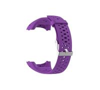 PIGLOLKINY Correa de silicona for reloj deportivo For Polar M400 M430, repuesto pulsera deportiva for herramienta(Purple)