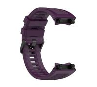 PIGLOLKINY Correa de silicona for reloj inteligente For Amazfit Active Edge, accesorios pulsera repuesto(Dark Purple)