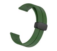 PIGLOLKINY Correa deportiva de goma for reloj For TicWatch Pro 3 Ultra E3 E2 S2 X GTW 2021, correa for inteligente, 22/20mm(Military Green6,1pcs 20mm)