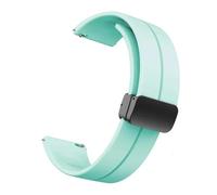 PIGLOLKINY Correa deportiva de goma for reloj For TicWatch Pro 3 Ultra E3 E2 S2 X GTW 2021, correa for inteligente, 22/20mm(Teal9,1pcs 20mm)
