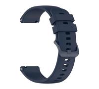 PIGLOLKINY Correa deportiva de goma for reloj For TicWatch Pro 3 Ultra E3 E2 S2 X GTW 2021, correa for inteligente, 22/20mm(Midnight blue22,1pcs 22mm)