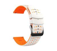 PIGLOLKINY Correa deportiva de silicona 22mm compatible for OnePlus Watch 3 2 2R 46mm compatible for OPPO X X2 4 Pro compatible for Mi S4 S3 S1(Starlight orange)