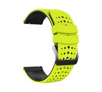 PIGLOLKINY Correa deportiva de silicona 22mm compatible for OnePlus Watch 3 2 2R 46mm compatible for OPPO X X2 4 Pro compatible for Mi S4 S3 S1(Green Black18)