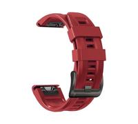 PIGLOLKINY Correa QuickFit de 22mm 26mm for Garmin Descent G2 Instinct 3 E 45mm 50mm Fenix 8 7 7X/Tactix 7pro/pulsera Enduro(Red 2,1PCS 22mm)
