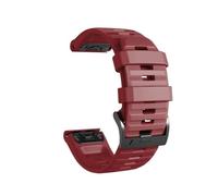 PIGLOLKINY Correa QuickFit de 22mm 26mm for Garmin Descent G2 Instinct 3 E 45mm 50mm Fenix 8 7 7X/Tactix 7pro/pulsera Enduro(Red 1,1PCS 22mm)