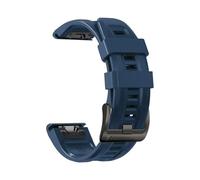PIGLOLKINY Correa QuickFit de 22mm 26mm for Garmin Descent G2 Instinct 3 E 45mm 50mm Fenix 8 7 7X/Tactix 7pro/pulsera Enduro(Midnight blue 2,1PCS 22mm)