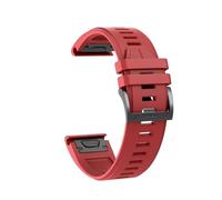 PIGLOLKINY Correa QuickFit de 22mm 26mm for Garmin Descent G2 Instinct 3 E 45mm 50mm Fenix 8 7 7X/Tactix 7pro/pulsera Enduro(Red,1PCS 22mm)