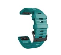PIGLOLKINY Correa QuickFit de 22mm 26mm for Garmin Descent G2 Instinct 3 E 45mm 50mm Fenix 8 7 7X/Tactix 7pro/pulsera Enduro(Teal,1PCS 26mm)