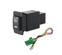 PIGLOLKINY Encendido/Apagado de Luces diurnas LED, botón música, retrovisor, Interruptor calefacción del Volante for Cable, Compatible for Nissan y Paladin(Power)