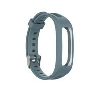PIGLOLKINY For Huawei Band 3E y 4E correa de muñeca for Honor 4 versión for correr pulseras inteligentes reloj pulsera silicona suave(Gray blue,For Huawei 3E AW70)