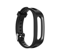 PIGLOLKINY For Huawei Band 3E y 4E correa de muñeca for Honor 4 versión for correr pulseras inteligentes reloj pulsera silicona suave(Black,For Huawei 3E AW70)