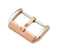 PIGLOLKINY Hebilla de Reloj Acero Inoxidable 304, Cierre Pin 10mm-24mm for Accesorios Repuesto Correa Cuero, 2 uds(Rose Gold - 2PCS,18mm)