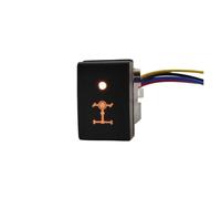 PIGLOLKINY Interruptor de Bloqueo diferencial Delantero for luz LED Diurna (DRL) y botón pulsador música for Suzuki For Jimny (2007-2015)(Front diff)