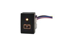 PIGLOLKINY Interruptor de Bloqueo diferencial Delantero for luz LED Diurna (DRL) y botón pulsador música for Suzuki For Jimny (2007-2015)(Battery)