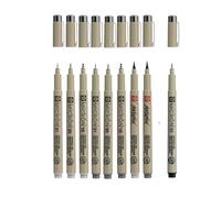 Pigma MICRON Sakura 9pcs. Gris claro y gris frío + 1 negro