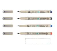 PIGMA MICRON SAKURA PN - Negro, Rojo, Azul, Azul Negro et 1 carte