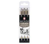 Pigma Micron XSDK3FD Juego de 3 Plumas, negro Dibujo