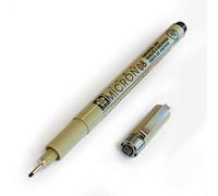 Pigma Sakura Micron - Pigmento Portamina - 0.8mm - Negro [Paquete de 3]