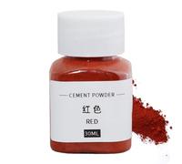 Pigmento de color de cemento, polvo de tinte de hormigón, poderes de cemento, polvo de óxido de hierro, pigmento de color para concreto, 30 ml, colorante vibrante para pintura de arcilla de yeso y