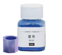 Pigmento de color de cemento, polvo de tinte de hormigón, poderes de cemento, polvo de óxido de hierro, pigmento de color para hormigón, 30 ml, colorante vibrante para pintura de arcilla de yeso y
