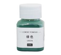 Pigmento de color para hormigón, potencia de cemento que mejora los acabados artísticos, tinte negro, rojo, azul y verde, botella individual de 30 ml + control de vertido, polvo de calidad de óxido de