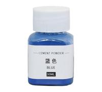 Pigmento de color para hormigón, potencia de cemento que mejora los acabados artísticos, tinte negro, rojo, azul y verde, botella individual de 30 ml + control de vertido, polvo de calidad de óxido de