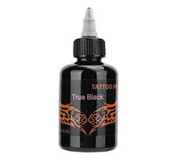 Pigmento de tatuaje semipermanente de 120 ml, accesorio de tatuaje de tinta de tatuaje de arte corporal de larga duración, pigmento de arte corporal Microblading pigmento(verdadero negro)