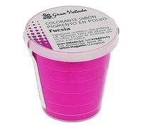 Pigmento en Polvo Fucsia para Jabón | Inalterable y Estable | Ideal para Jabones de Aceite y Glicerina | Alta Calidad y No Migra | 30 cc