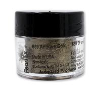 Pigmento en polvo Jacquard Pearl Ex, 3 gramos, color dorado antiguo. Mica suelta para resina epoxi, acuarelas, tintas caligr ficas y arcilla. Pig