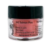 Pigmento en polvo Jacquard Pearl Ex, 3 gramos, color rosa salm n. Mica suelta para resina epoxi, acuarelas, tintas caligr ficas y arcilla. Pigmen