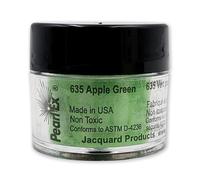 Pigmento en polvo Jacquard Pearl Ex, 3 gramos, verde manzana. Mica suelta para resina epoxi, acuarelas, tintas caligr ficas y arcilla. Pigmento e