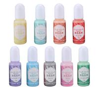 Pigmento Epoxi UV, 9 Colores 10g Epoxi Resina UV Colorante Colorante Colorante Pigmento para DIY Joyería Artesanía Decoración Hacer Nail Art Prendas de vestir Accesorios(#A)
