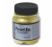 Pigmento Jacquard PearlEx que crea un efecto met lico o perlado Frasco de 5 onzas Citrino