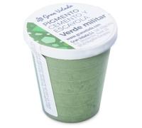 Pigmento Verde Militar para Cemento | Micronizado, No Migrante, Alto Poder de Teñido | Ideal para DIY de Figuras y Decoraciones | | 30 cc