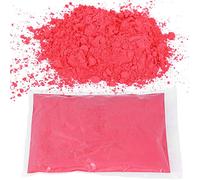 Pigmentos en polvo de mica, 100 g/bolsa Harina de maíz de color inofensivo Polvo de celebración de fiesta de festival de tiro divertido(rojo)
