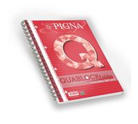 Pigna 02112171R - Block Quablock A4 Evolution rayado 8mm, pack 5 unidades A4 - 1