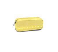 Pigna 0230655 - Estuche portalápices monocromo efecto red amarillo
