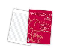 Pigna, 200 hojas de protocolo, A4 21x29,7 cm, 80 g/m², 1R, pautadas