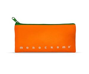Pigna, Bolsa de tela R-Pet, MONOCROMO VERDE, 10x22 cm, Color Naranja, 1 unidad