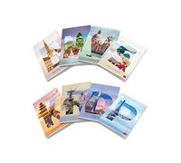 Pigna, cuaderno maxi Dream Cities, formato A4 21x29,7 cm, 80 páginas + guarda, papel 80 g/m², interior 4M, cuaderno 4 mm, cubiertas surtidas, 10 unidades.