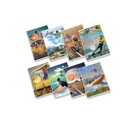 Pigna, Cuaderno Maxi Dream Sport, A4 21x29,7 cm, 80 páginas + guarda, papel 80 g/m², interior 4F, cuadrado 4 mm con margen, Tapas surtidas, 10 unidades